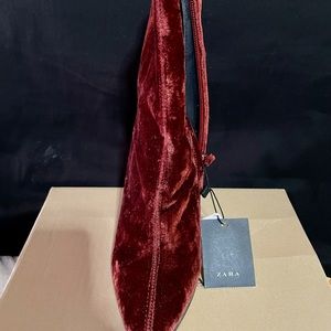 Zara NWT wine booties